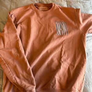 Outdoor. Prices Sweatshirt, size small, salmon color